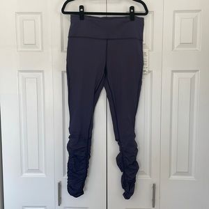 Lululemon Leggings with Ruching on Calves